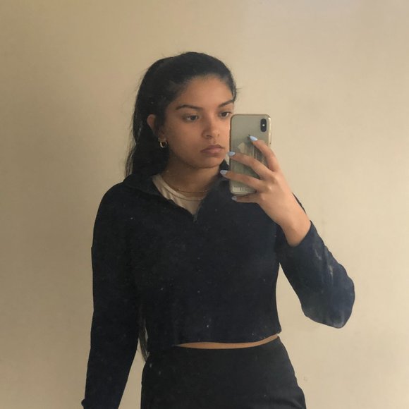 Garage Cropped Quarter-Zip - Picture 1 of 3